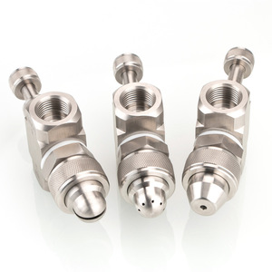 Pistolet de pulvérisation de liquide à alimentation sous pression avec buse d'atomisation d'air en acier inoxydable, filetage interne de 8 mm, réglable sur 124 points - Product Image 2