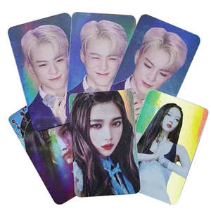 Productos Holográficos Personalizados de Kpop, Papel Holográfico Impreso por Ambas Caras, Boletos para Eventos de Ídolos de Kpop, Tarjetas <span class=keywords><strong>Lomo</strong></span> de Estrellas de K-pop - Product Image 6