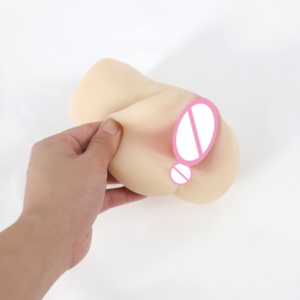 Masturbador Masculino de Bolsillo 2 en 1 de TPE, Vagina Ajustada y Anal, Juguetes Sexuales para Hombre, Venta al Por Mayor de Fábrica - Product Image 6