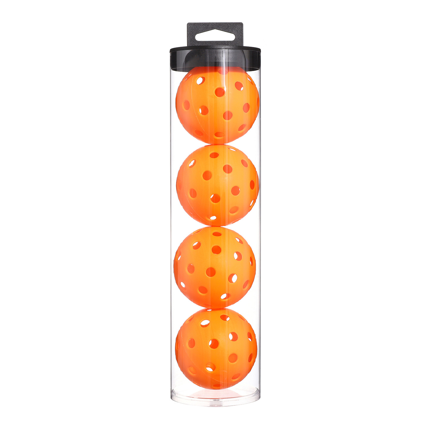 Pack de 4 balles 40 trous [orange] [emballage seau plastique]