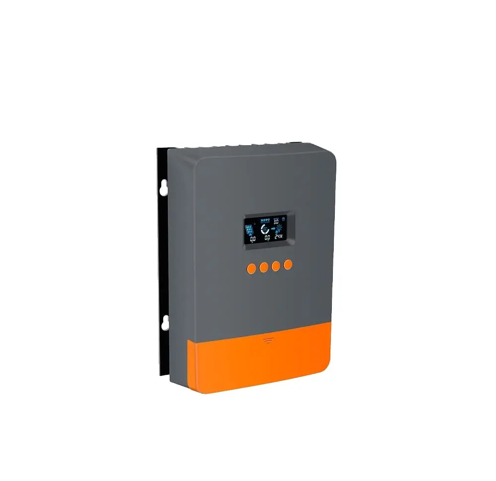 Inverter Hibrid Energi Surya 2,4 KW 24V, Pengontrol Pengisi Daya Matahari 80A MPPT Bawaan untuk Sistem Penyimpanan Energi S822