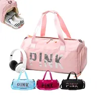 SG8043 индивидуальный логотип большой емкости розовые спортивные сумки для тренажерного зала женские водонепроницаемые спортивные дорожные сумки