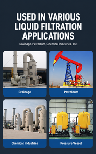 Panier filtrant en métal perforé SS304 SS316 résistant <span class=keywords><strong>à</strong></span> la corrosion pour système de traitement des eaux usées en pipeline - Product Image 6