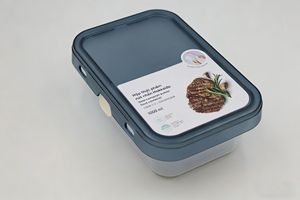 Conteneur alimentaire à bouton-poussoir Hokkaido 500ml/1000ml, boîte de conservation en plastique avec joint hermétique pour fruits et légumes - Product Image 6