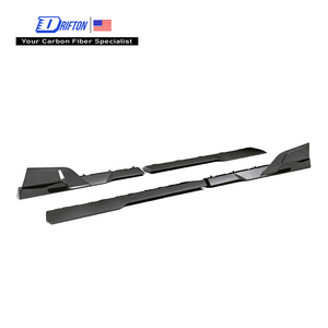 MSY Style Revuelto Full Visible Carbon Fiber <b>Side</b> Skirts For Lamborghini Revuelto Body Kits - Product Image 1