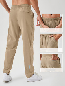 Pantalones deportivos holgados para hombre, otoño/invierno, de pierna recta, informales, para correr al aire libre, de secado rápido, para entrenamiento físico - Product Image 2