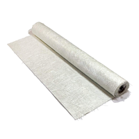 JUSHI E-Glass Fiberglass Mat Roll Berlapis Bubuk Emulsi 300 600 900Gsm Infiltrasi Cepat Resin Epoxy Kelas A Kompatibel