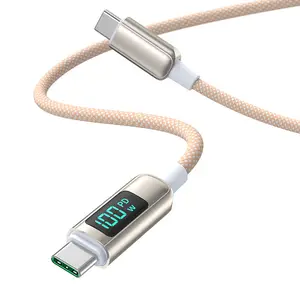 Source factory OEM high quality 100w usb c cable type c 5a usb type-c fast charging data cable