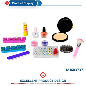 <span class=keywords><strong>Set</strong></span> di <span class=keywords><strong>trucco</strong></span> per bambini ecologici per ragazza in polvere ombretto rossetto manicure pennello cosmetico giocattoli <span class=keywords><strong>trucco</strong></span> fai da te bambini gioco per bambini - Product Image 2