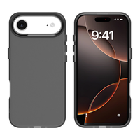 Coque de téléphone mate IMD pour iPhone 17 Air 17promax, compatible avec iPhone 16 15 14 13 Pro Max Plus, coque arrière en TPU givré