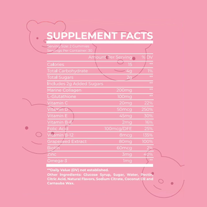 Best Sell <strong>Biotin</strong> <strong>Gummies</strong> Glowing Collagen Whitening Skin L-glutathione <strong>Gummies</strong> Good for Hair Skin Nails - Product Image 2