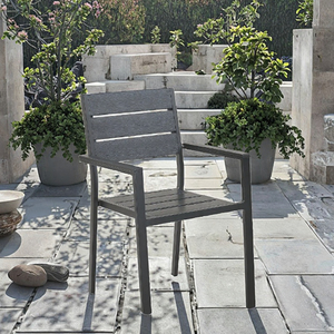 Muebles <span class=keywords><strong>de</strong></span> Jardín Modernos para Patio, Silla <span class=keywords><strong>y</strong></span> Mesa <span class=keywords><strong>de</strong></span> Aluminio <span class=keywords><strong>y</strong></span> Tela para Exteriores - Product Image 1