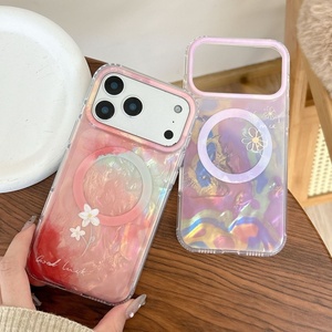 Funda Magnética Transparente Senyork Rainbow para iPhone 17 Pro, 16, 15, 14, 13 Pro Max, Carcasa Trasera Moderna - Product Image 2