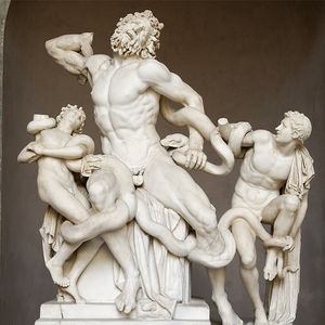 Youfine nhà máy tùy chỉnh cuộc sống nổi tiếng kích thước tay chạm khắc đá cẩm thạch laocoon và con trai của ông điêu khắc đấu tranh với con rắn - Product Image 2