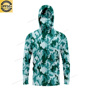 Camisa de Pesca de Manga Larga Transpirable con Logotipo Personalizado, Secado Rápido, Protección UV UPF 50, Poliéster Resistente, Ropa de Pesca para Hombre - Product Image 4