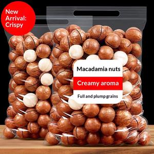Kedatangan Baru Kacang Macadamia Mentah Berkualitas Tinggi Makanan Kering Bersertifikat HACCP Musim Panas Wanita Hamil Grosir Camilan 500g - Product Image 1