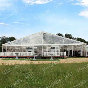 <span class=keywords><strong>2025</strong></span> nóng bán PVC khung nhôm đám cưới lớn marquee lều ngoài trời sang trọng lễ atrium bên đám cưới lều cho 500 người - Product Image 3
