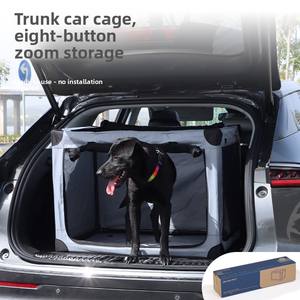 Perrera grande especializada para perros, <span class=keywords><strong>jaula</strong></span> plegable para gatos y perros para <span class=keywords><strong>maletero</strong></span>, mochilas para mascotas - Product Image 2