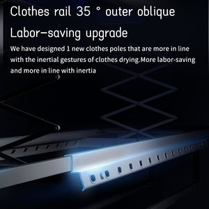 Vietnam <span class=keywords><strong>2026</strong></span> Nieuw Ontwerp Plafondgemonteerde Elektrische Lifting Droogrek Intelligente Automatische Vouw Droogrekken - Product Image 2