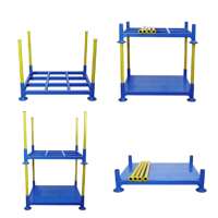 Chariot de stockage robuste en acier détachable CASE CARTER OEM pour entrepôt textile, équipement de stockage et de manutention