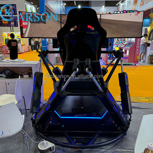 รถแข่งสามหน้าจอจำลองการแข่งรถ6DOF 9D ขับขี่รถยนต์ที่น่าทึ่ง VR วิสัยทัศน์360 - Product Image 3