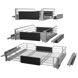 Armadio da cucina estraibile in larghezza regolabile estraibile cestini da cucina <span class=keywords><strong>con</strong></span> cuscinetto a sfere per soluzione di armadio da cucina - Product Image 5