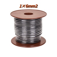 Cable Solar Industrial LSZH con Aislamiento de Cobre Estañado 1x6mm para Paneles Solares Fotovoltaicos