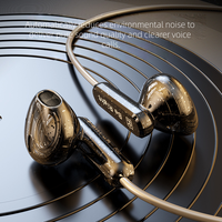 Auriculares con cable con puerto tipo C, sonido de alta definición, graves potentes, sincronización en tiempo real, auriculares para juegos/música, transparentes con micrófono para teléfono