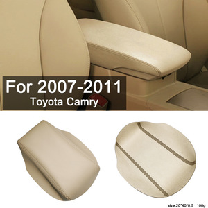 Reposabrazos para Consola Central para Toyota Camry 2007-2011 Versión Estadounidense, Cuero de Microfibra Genuino, Gris Beige, Solución de Almacenamiento - Product Image 5