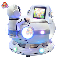 Divertissement pour enfants de haute qualité Tasse rotative à jetons Kiddie Rides avec jeu vidéo à vendre