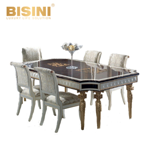 Nuova Italia di Stile Intagliato <span class=keywords><strong>Tavolo</strong></span> Da Pranzo In Legno 6 <span class=keywords><strong>Sedie</strong></span> Squisito Handcrafted Oro <span class=keywords><strong>e</strong></span> Marrone <span class=keywords><strong>Bianco</strong></span> Ornato Da Pranzo Mobili - Product Image 6