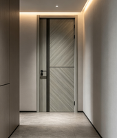 Porte coulissante en verre à cadre en acier pivotant en aluminium, porte intérieure moderne en PVC, WPC, MDF, bois, étanche, pour villa, appartement, commerce