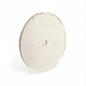 Disque de polissage Fervi en sisal et coton 100 mm pour le lustrage et le nettoyage - Product Image 2