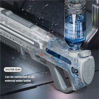 Pistolet à eau électrique dynamique à tir continu pour adultes, jouet de tir en plastique