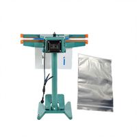 Scelleuse à impulsion électrique automatique à commande au pied PFS-450/350 avec cadre en aluminium, compatible avec les sachets en feuille PE