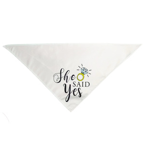Tanpopo Custom <span class=keywords><strong>Doggy</strong></span> Bandana <span class=keywords><strong>My</strong></span> Humans Are Getting Married Logo Accesorios de compromiso de boda Mascotas Perro Gato Babero Bufanda Pañuelo - Product Image 4