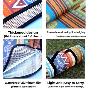 Matelas pliable imperméable et résistant à l'humidité, tapis de <span class=keywords><strong>camping</strong></span> toutes saisons, activités de plein air, durable, portable, écologique - Product Image 2