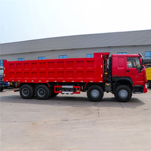 Nouveau camion lourd diesel Howo 8x4, camion à benne basculante, semi-remorque avec moteur Weichai, capacité de 33 tonnes, 12 pneus - Product Image 5