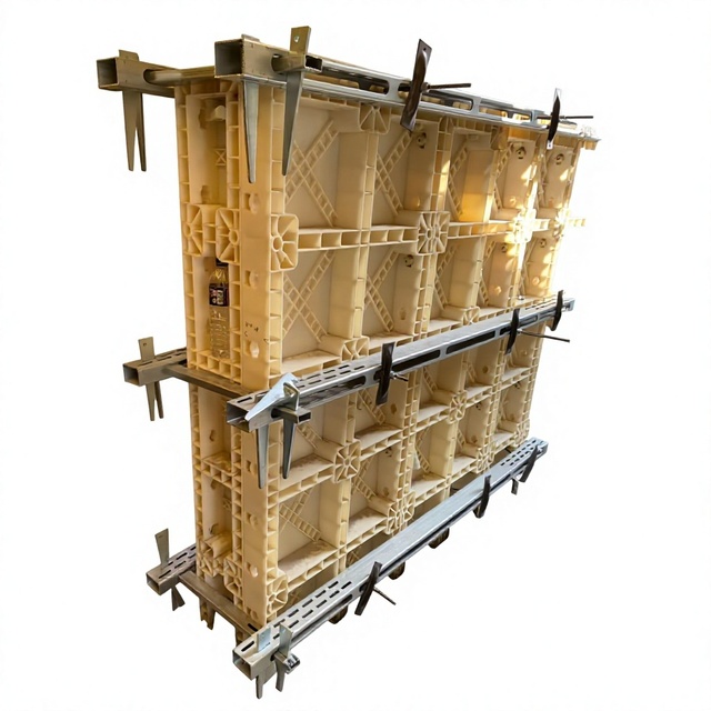 2026 Modular ABS Plastic Formwork High Strength Customized Size Eco-friendly Timber Substitute House Building Slab Roof