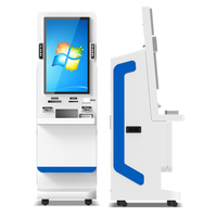 Kiosque en libre-service flexible pour l'intérieur, écran tactile, paiement multiplateforme, solutions d'impression A4 pour les soins de santé et les finances