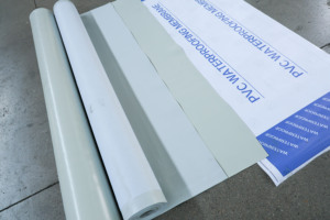 Roofing Waterproof Weldable PVC Membrane Sheet Roll <b>Roof</b> Garden Waterproofing Membrane Smooth Version High Quality - Product Image 6