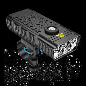 10000mAh xe đạp ánh sáng USB có thể sạc lại 3000 lumen xe đạp Đèn pha LED Đèn pin đi xe đạp đèn trước - Product Image 1