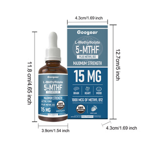 Gouttes Entropy Boat 5-MTHF Acide L-méthylfolique Vitamine B12 Méthylique 60 ml Saveur Baies Flacon compte-gouttes OEM Vente en Gros Smart Health - Product Image 6