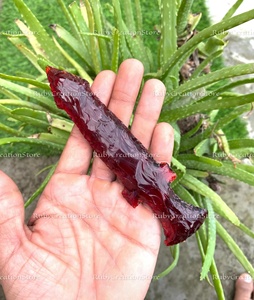 Espada de Obsidiana Roja Hecha a Mano, Cuchillo de Cristal de Fantasía, Exhibición Decorativa de Piedra, Regalo Espiritual para el Hogar - Product Image 5