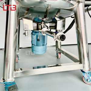 Agitateur de réservoir à double enveloppe de chauffage personnalisé Ligne de lavage de bouche quotidienne Équipement de mélange Agitateur de savon liquide - Product Image 5