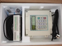 Medidor de Flujo Ultrasónico Líquido de Montaje en Pared TUF-2000S con Sonda de Sensor de Inserción Tipo Abrazadera RS485 OEM Precisión de +/-1%