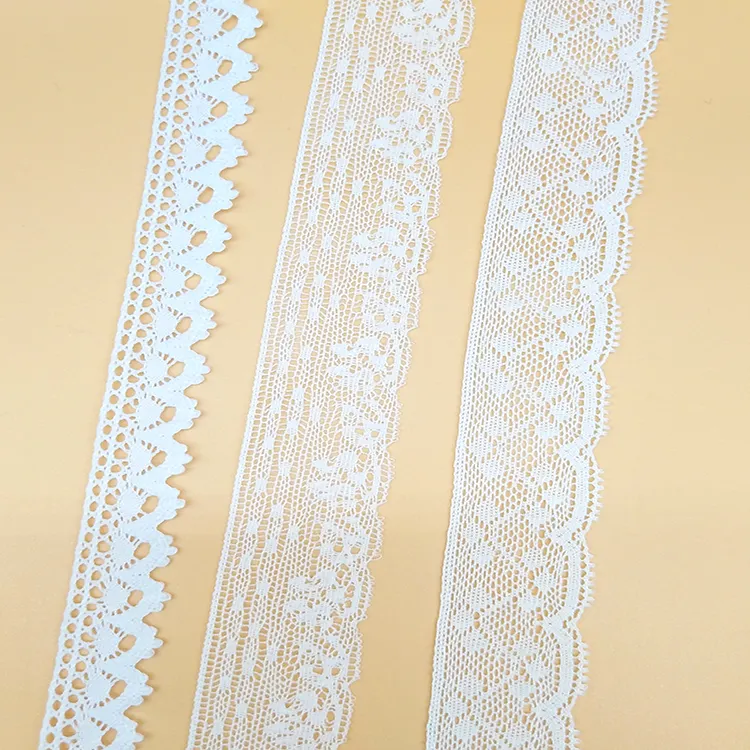 2.5cm Polyester Guipure Lace Custom Colored Chemical Voile Lace Trim Sewing Cloth Wedding Decoration