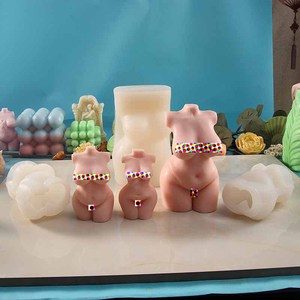 Siliconen mal resin casting kandelaars 2 stuks
