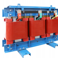 Transformateur de puissance à retour de charge en plastique 3 phases 50/60Hz 10/11 kV, type sec, bobinage en cuivre pour bobine circulaire 100 kVA jusqu'à 2500 kVA