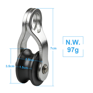High Quality Sliding Steel Cable Traction <strong>Pulley</strong> Suitable for Outdoor Hanging Rollers - Product Image 3